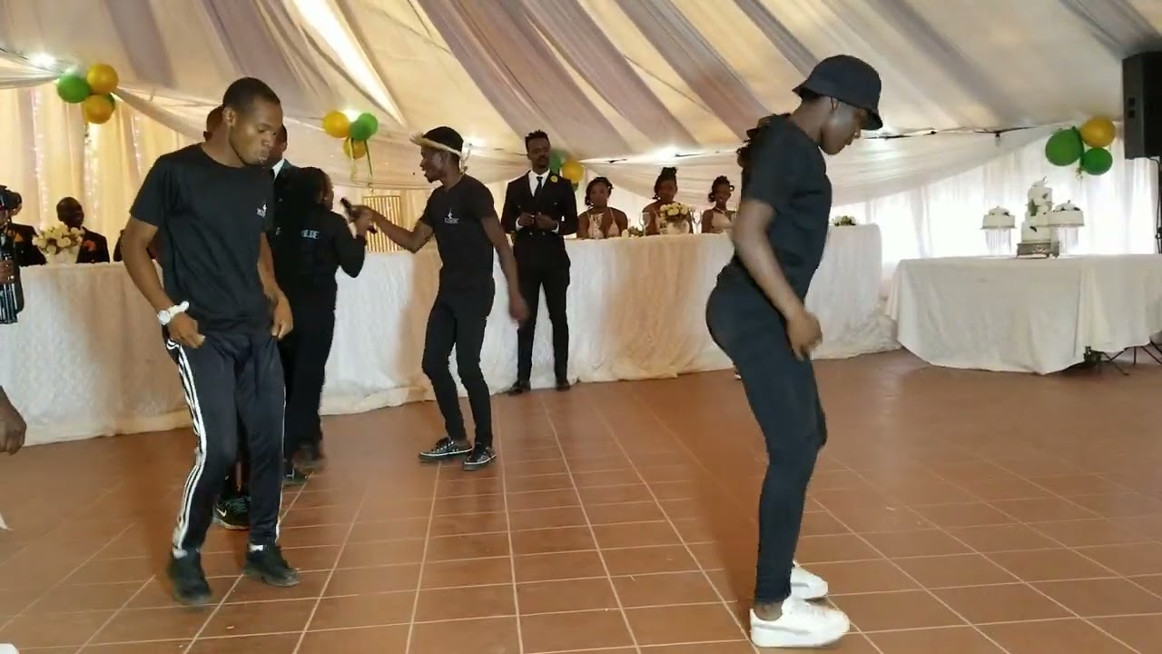 Poshking performing with PK Empire @Anolleta Chireshe and Cassidy Nicolas Chiro's wedding.