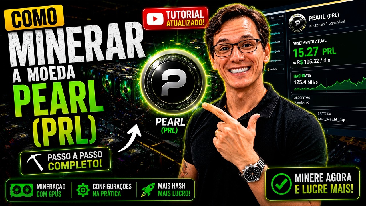 ⛏️💰 COMO MINERAR A MOEDA PEARL(PRL) - HIVEOS e WINDOWS