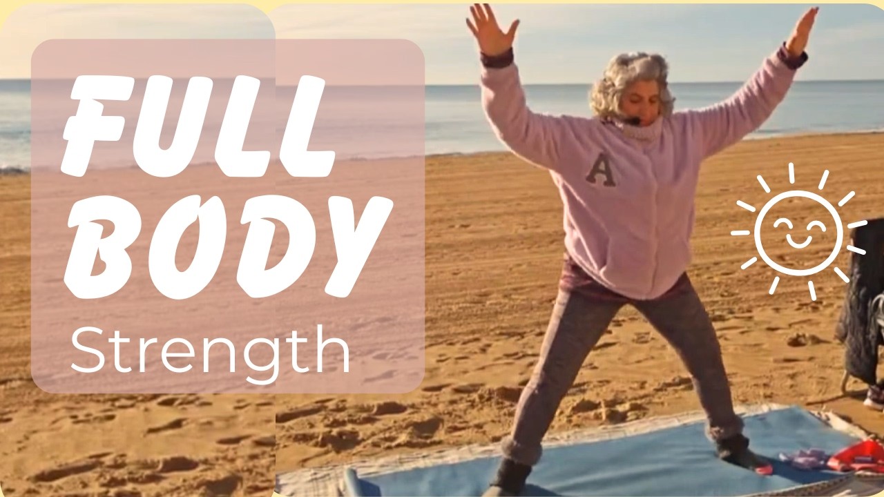 24 Minute Standing Pilates with Resistance Band – Full Body Over 50