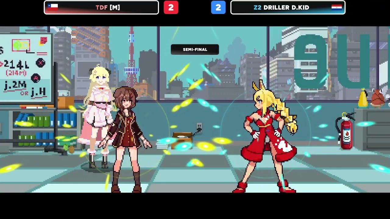 En el ring Kumité - TDF I [M] vs Z2 I Driller D Kid - Semi final