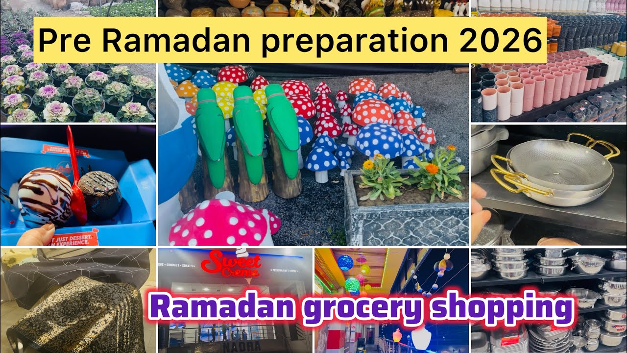Pre -Ramadan Preparation 2026| Ramadan Grocery Shopping 🛍️ |Ramadan series 