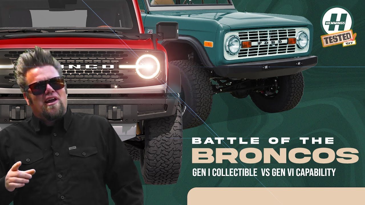 TESTED 4X4 | Bronco vs. Bronco: Gen 1 Collectible vs. Gen 6 Capability