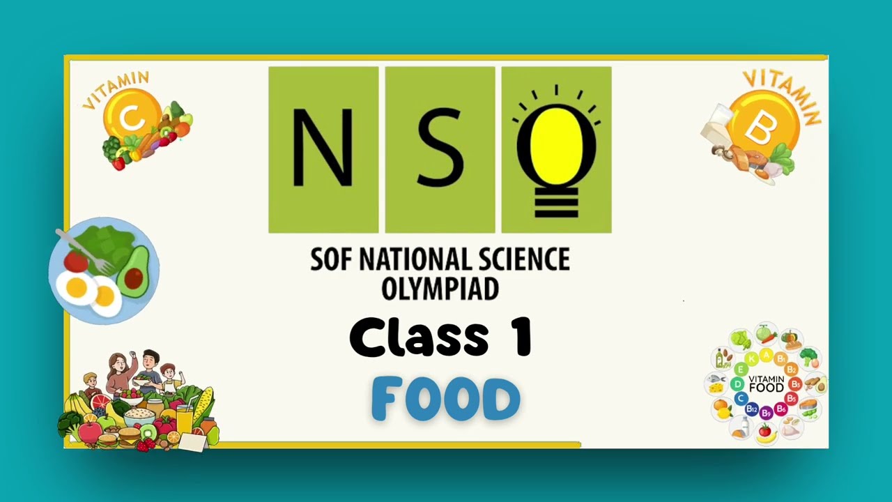 National Science Olympiad for Class-1 | Food | SOF NSO Class 1 Chapter Food Q/A Practice #science