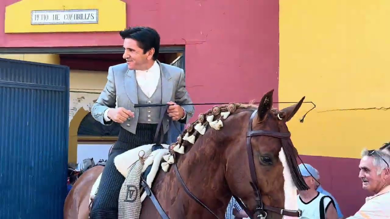 PASEILLO CABALLOS DE REJONEO DIEGO VENTURA COLOMBINAS HUELVA 2024 | TOREO A CABALLO
