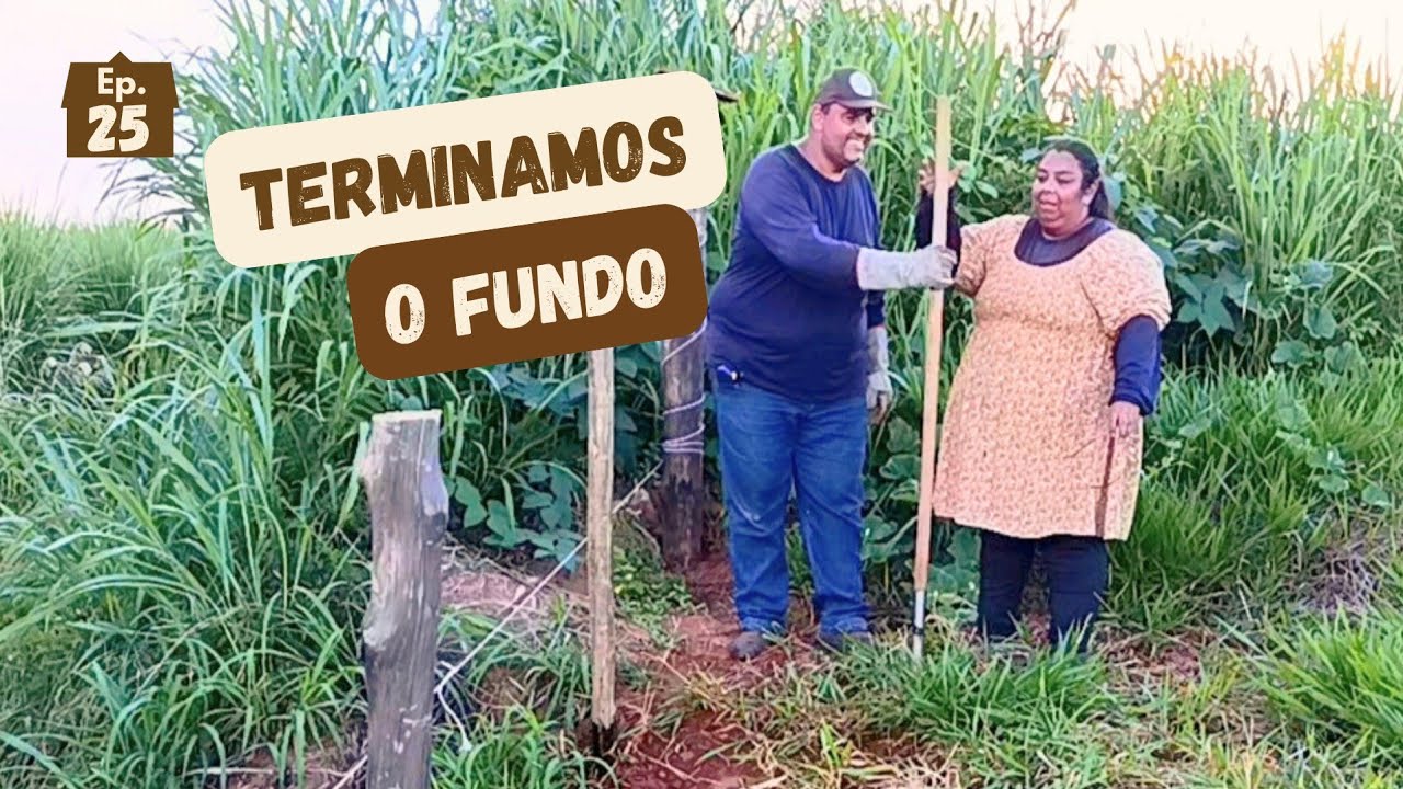 Terminamos o Fundo da Chácara - Mais de 40 Furos e um Almoço Improvisado