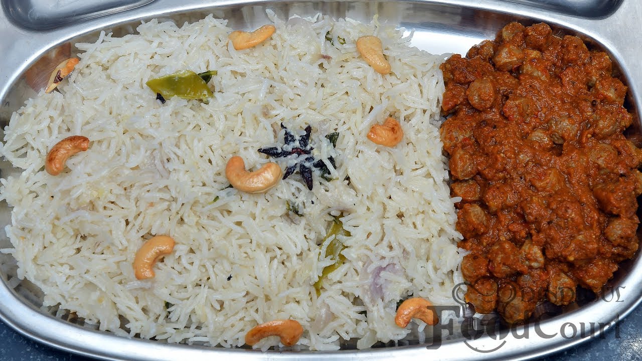 Coconut Milk Rice/ Thengai paal sadam/ Coconut milk pulao/Coconut milk Biryani