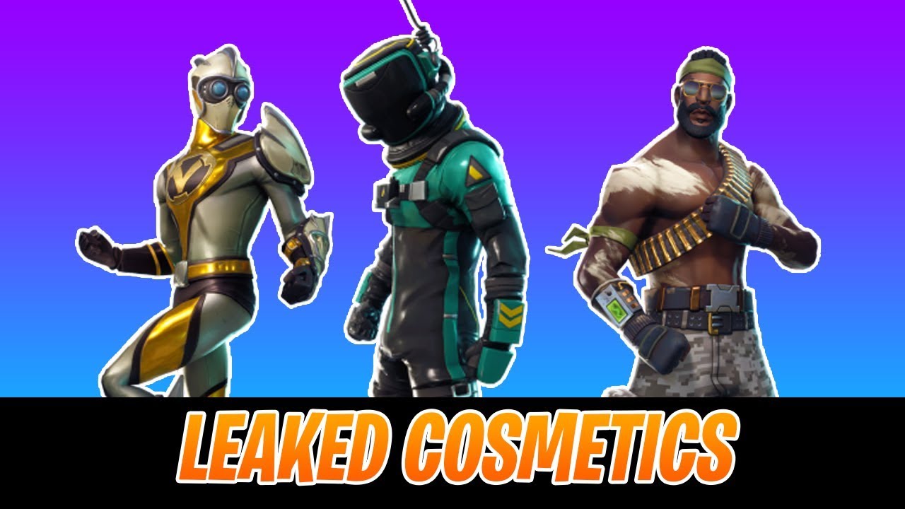 LEAKED COSMETICS/SKINS IN FORTNITE - Fortnite Battle Royale