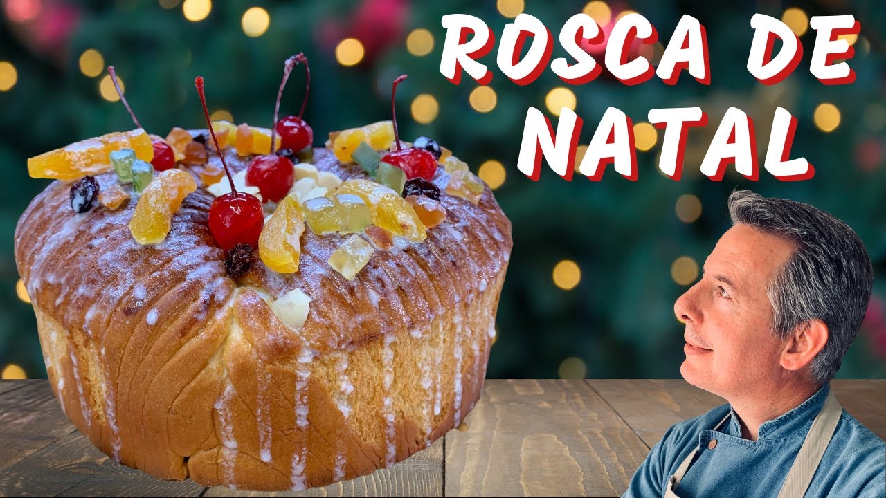 Rosca Natalina !!! Um preparo lindo para a sua Mesa de Natal !!!