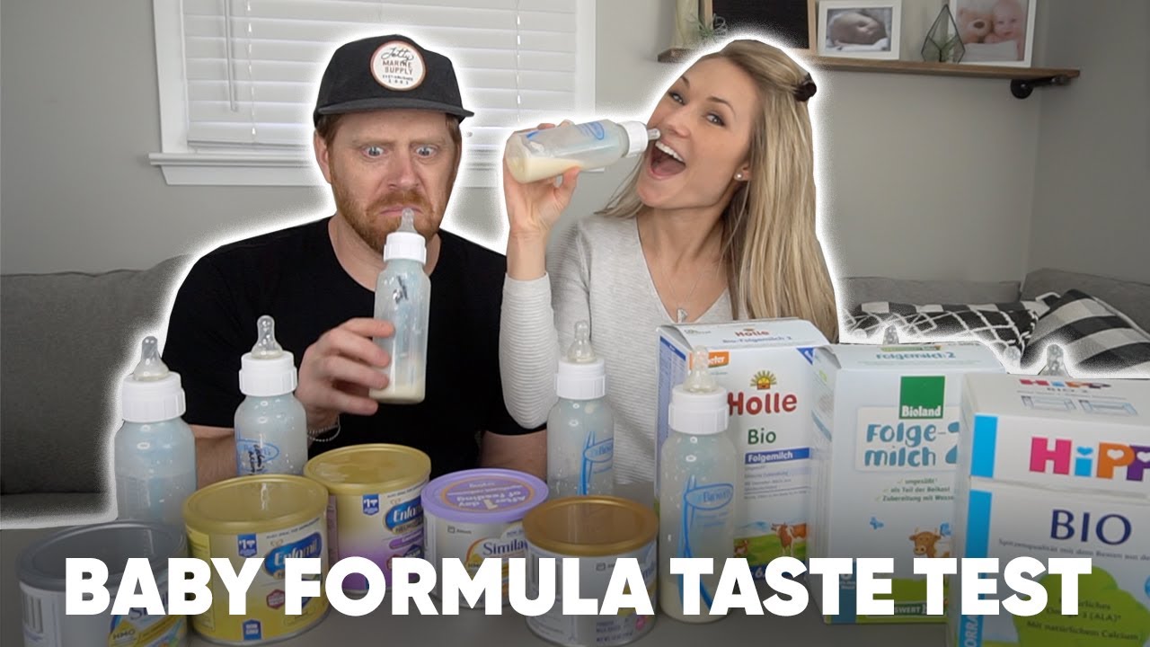 Baby Formula vs BreastMilk Taste Test Challenge // WHOA That was TOUGH!!!