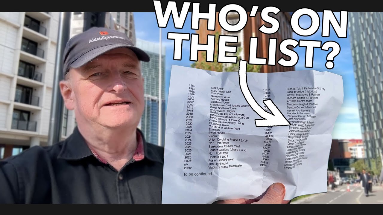 MANCHESTER BUILDING BOOM TOUR My 'Secret' List of 56 Projects REVEALED