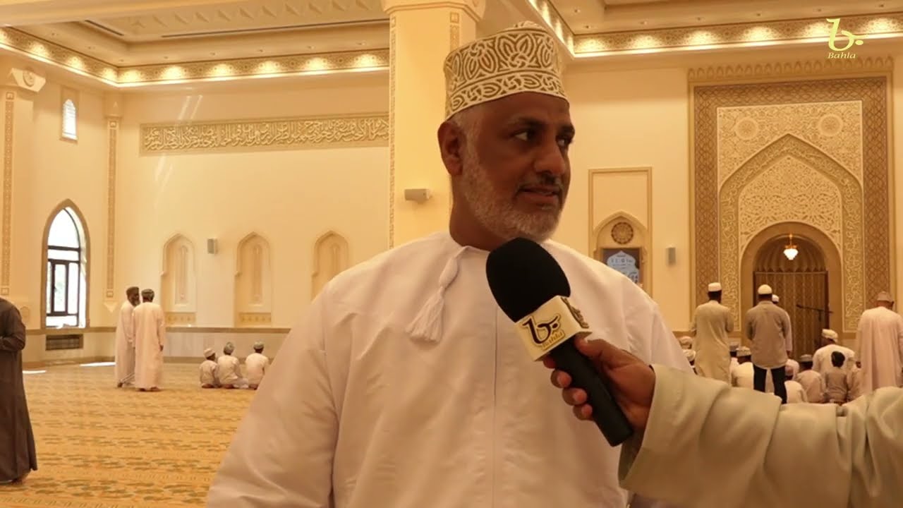 فرحة أهالي ولاية بهلاء بافتتاح جامع بهلا
