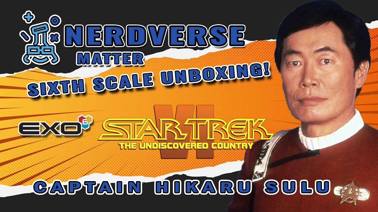EXO-6 Star Trek: The Undiscovered Country Sixth Scale Captain Hikaru Sulu Unboxing!