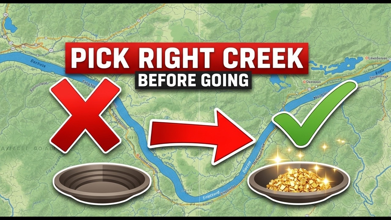 How to Pick a Creek That Actually Has Gold (Before You Even Go)