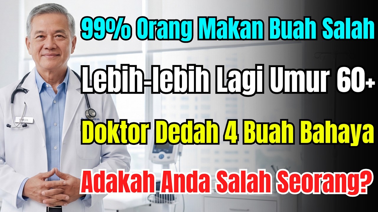 Umur 60 Tak Boleh Makan Pisang? Doktor Beri Amaran 4 Buah Ini. 99% Ramai Salah, Sila Semak!