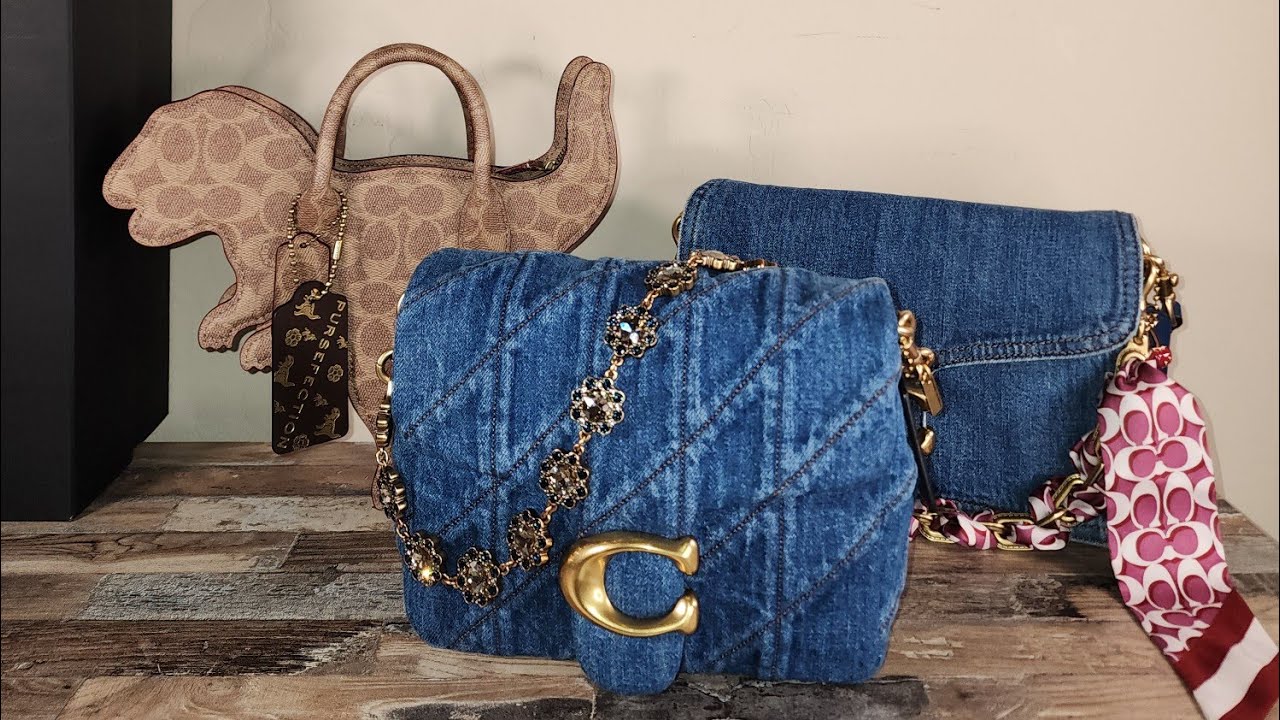 Представляем новую джинсовую сумку Coach! Что мешает мне выполнить свою цель по сокращению покупо...