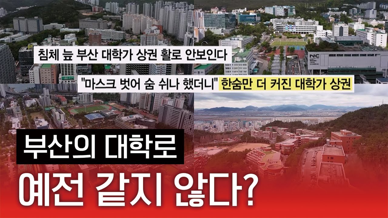 위축된 상권., 유동 인구 감소, 높은 임대료 젊음을 잃은 부산의 대학로.. 상황은? [ 생방송부라보 ] 20240426