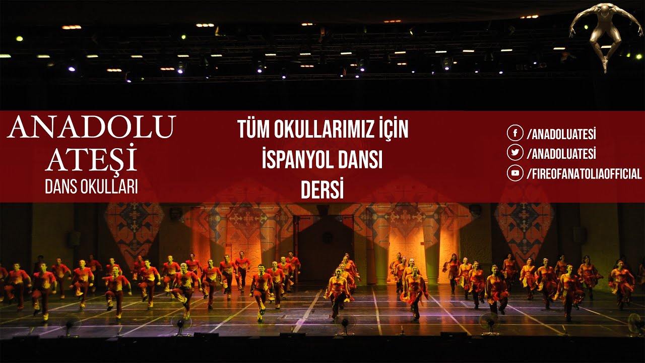 EVDE DANS ET | DERS 54 : ANADOLU ATEŞİ - T&Uuml;M OKULLARIMIZ İ&Ccedil;İN İSPANYOL DANSI DERSİ