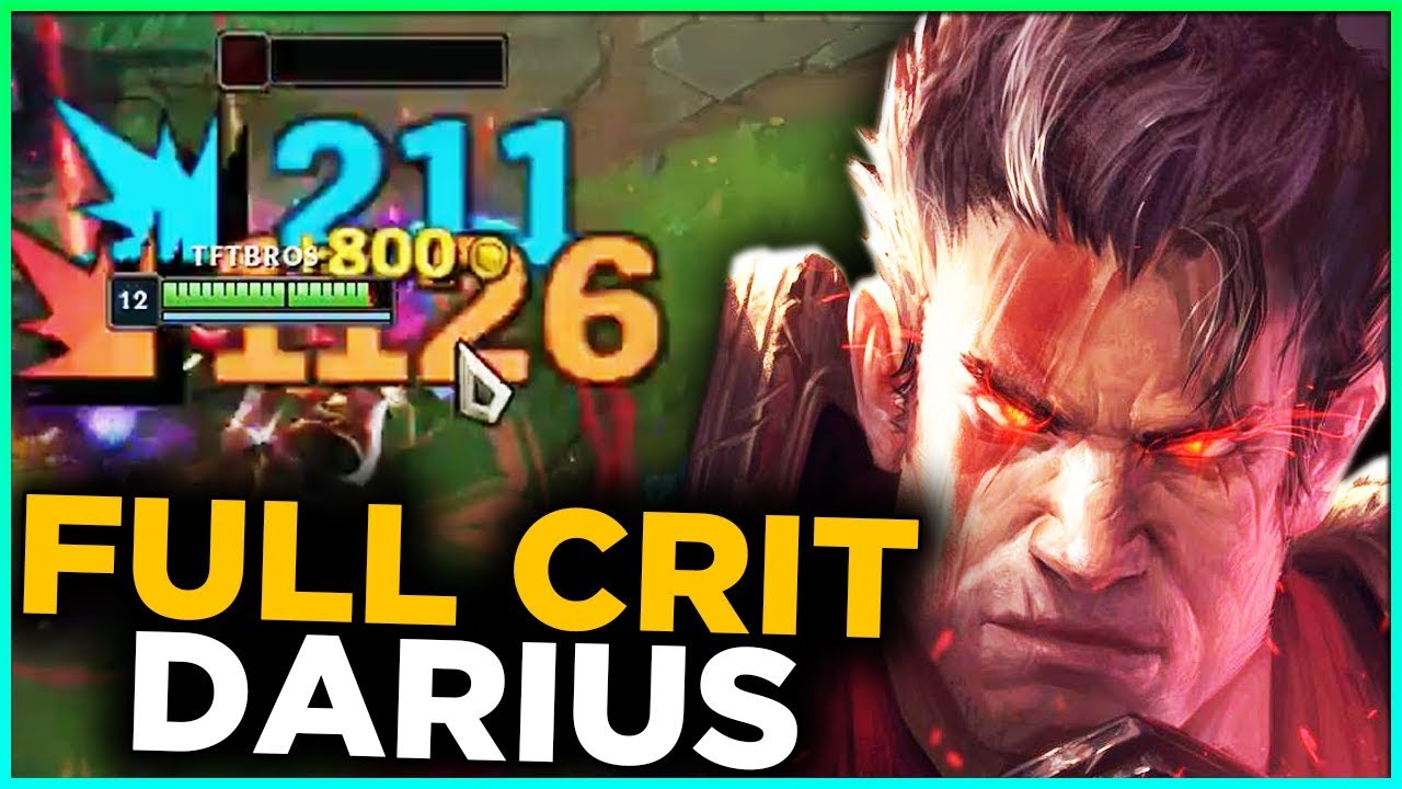 FULL CANA TEK ATAN DARIUS! FULL CRIT URF DARIUS EFSANEVİ! LoL RURF