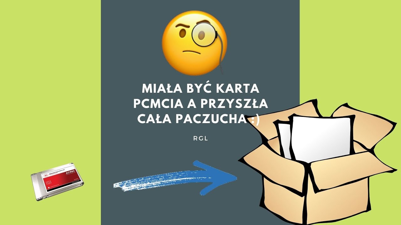 A miała być tylko PCMCIA USB 2.0, tajemnicza paczka za 20pln.