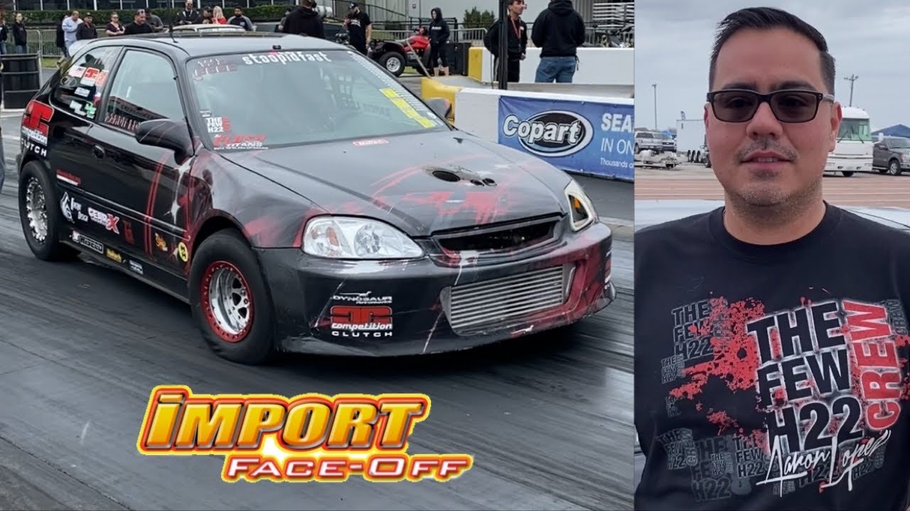 AWD H22 Civic going for 7s! IFO Racer Feature, Aaron Lopez!
