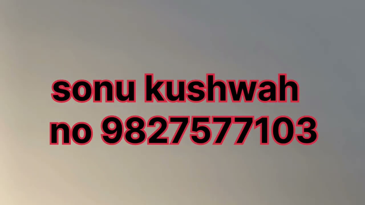 Property dealer Sonu kushvaha