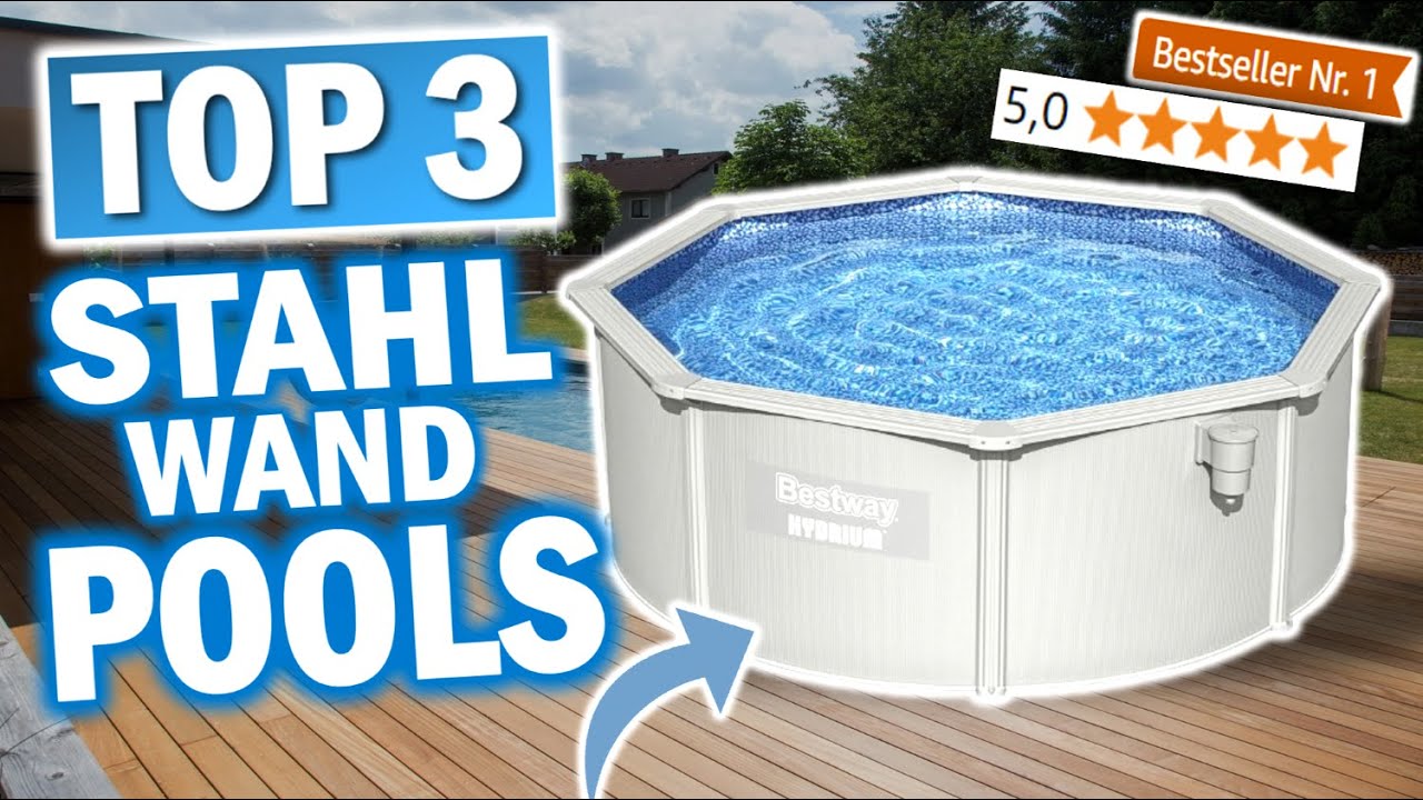 Die besten STAHLWAND-POOLS 2026 | Top 3 Pools mit Stahlwand