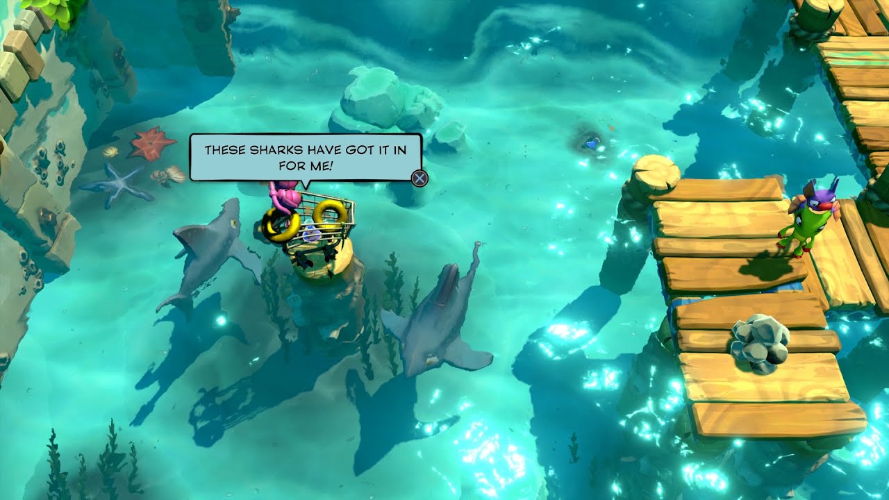 Let's Play Yooka-Laylee and the Impossible Lair: Part 13 - Carts on the Beach