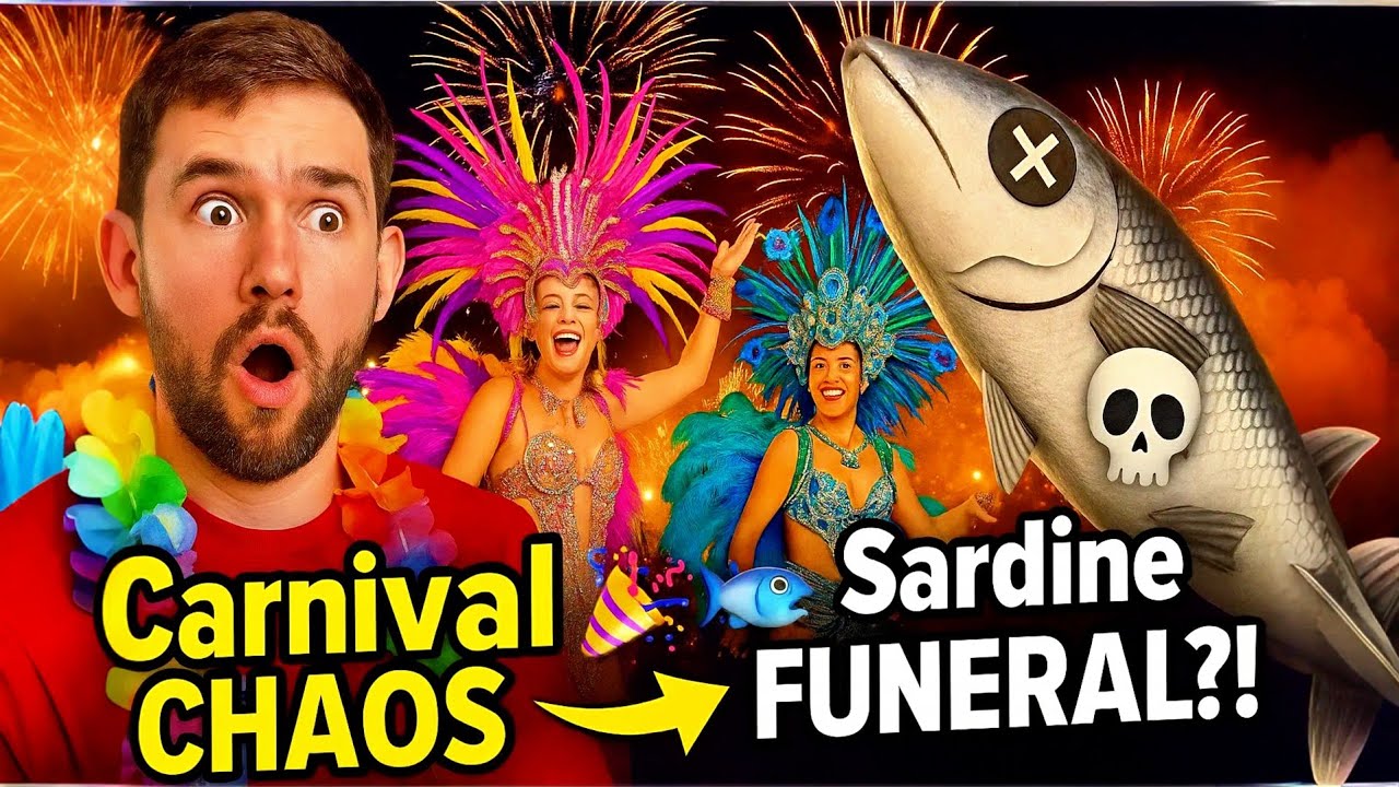 INSANE Carnival in Maspalomas 🇮🇨 Ends with a Sardine Funeral?! | Gran Canaria’s Wildest Tradition!
