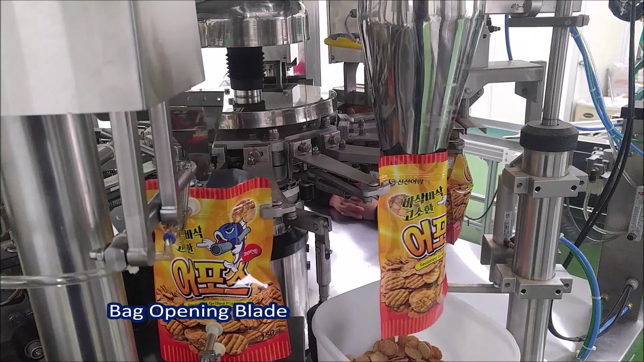 Korea-Rotary Pouch Packaging Machine-Snack
