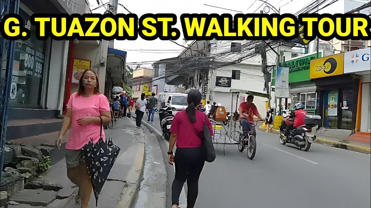 WALKING IN G. TUAZON STREET SAMPALOC MANILA | PHILIPPINES