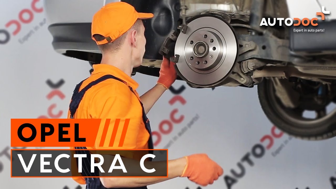 Wie OPEL VECTRA C Bremsscheiben hinten wechseln TUTORIAL | AUTODOC