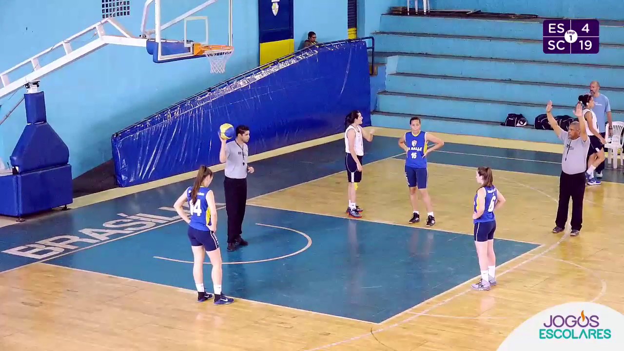 #Jogos Escolares 2017 - Basquete Feminino ES x SC - Semifinal