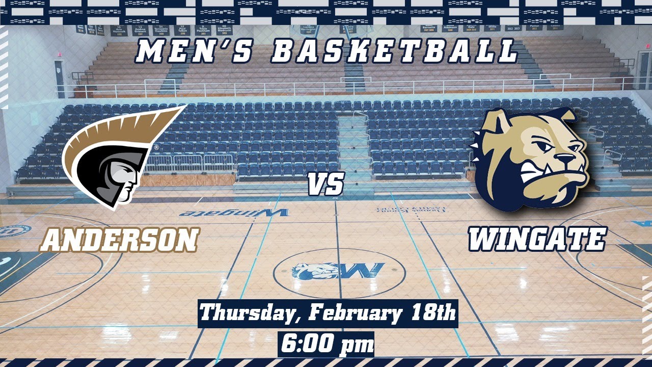 2020-2021 South Atlantic Conference Men's Basketball- Anderson at Wingate
