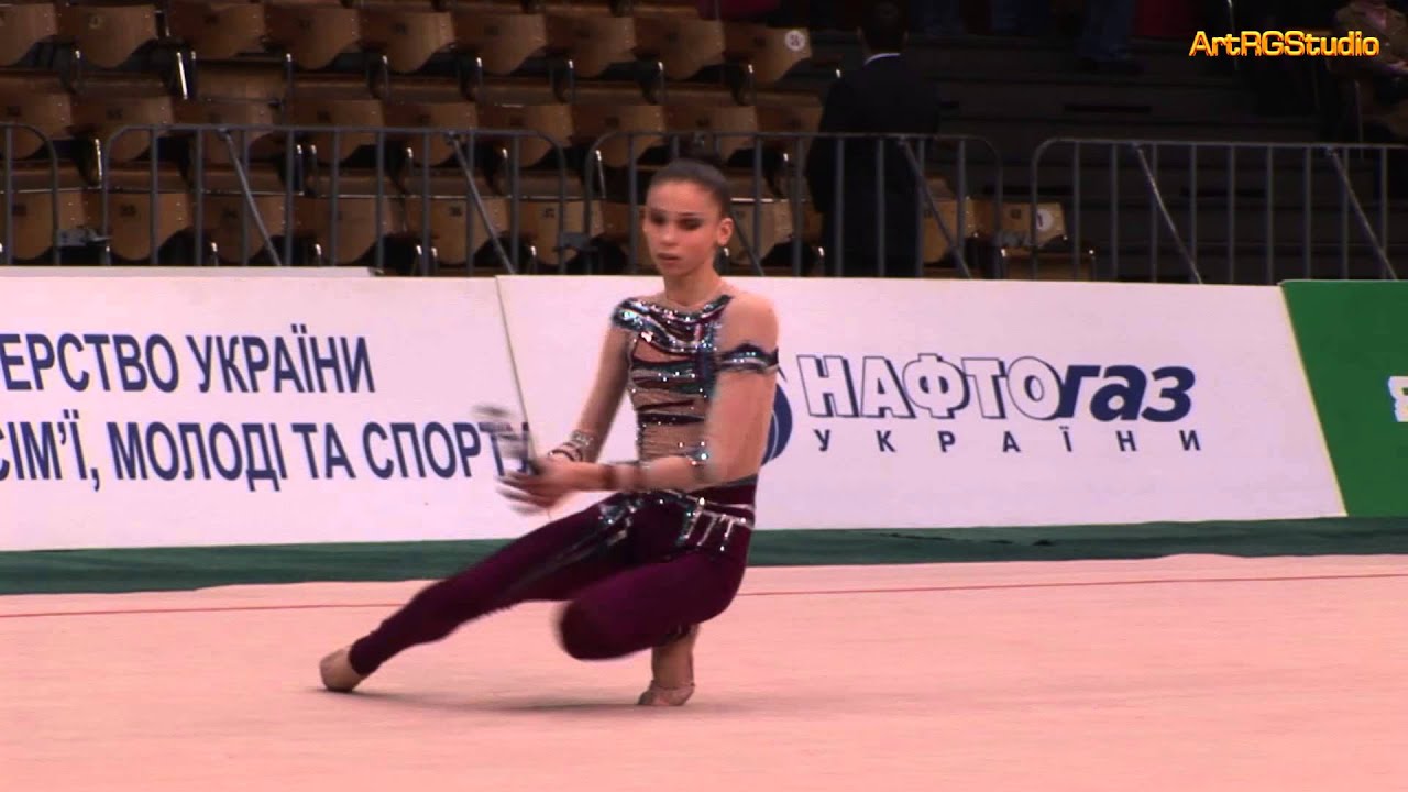 2008 WCup Kiev - LENYSHYN Viktoria (UKR) Clubs - 2008-03-22 - HD1080