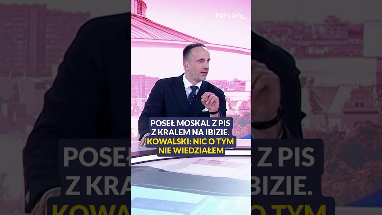 PiS MP with Kral in Ibiza. Kowalski: I knew nothing about it #politics #poland #shorts