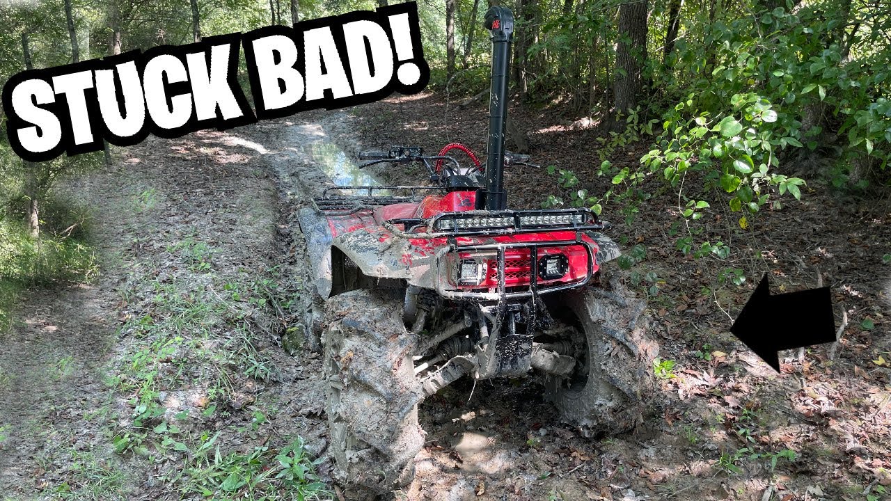 Honda 300 FULL SENDS Through BAD MUD *STUCK?!*