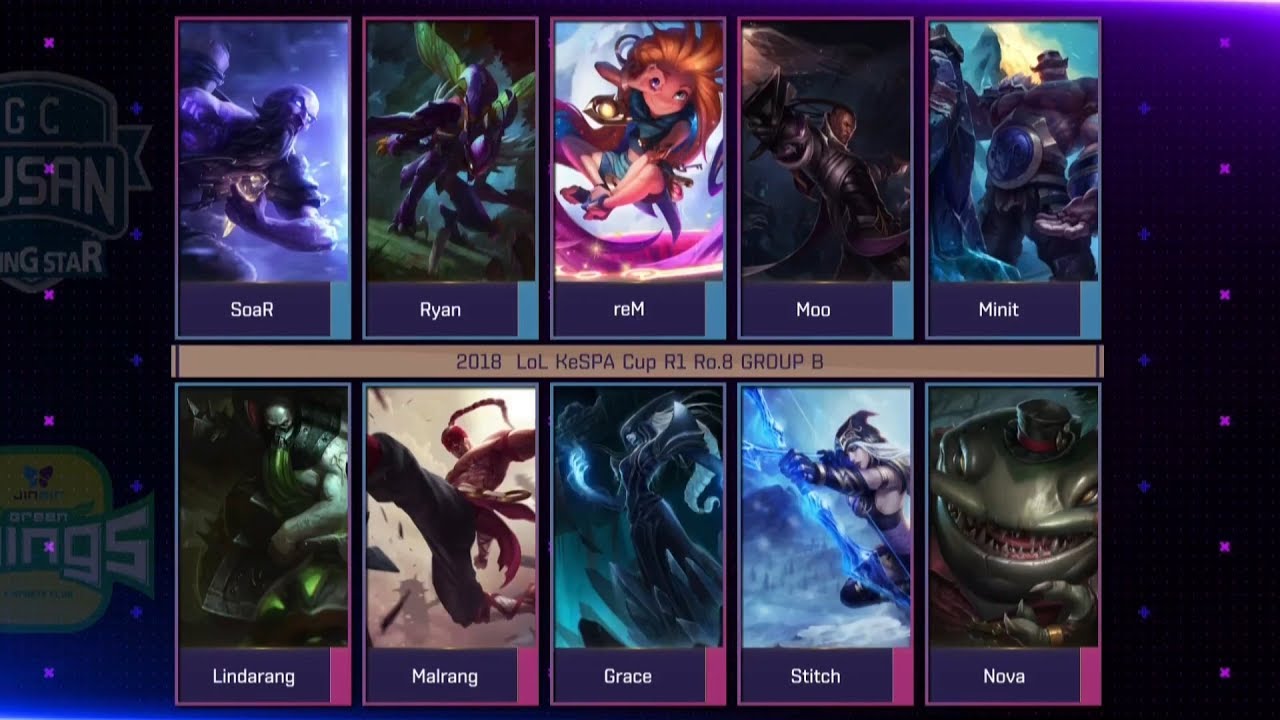 [2018 LoL KeSPA Cup] Jin Air vs GC Busan - 1Round Ro8 Group B Game 2