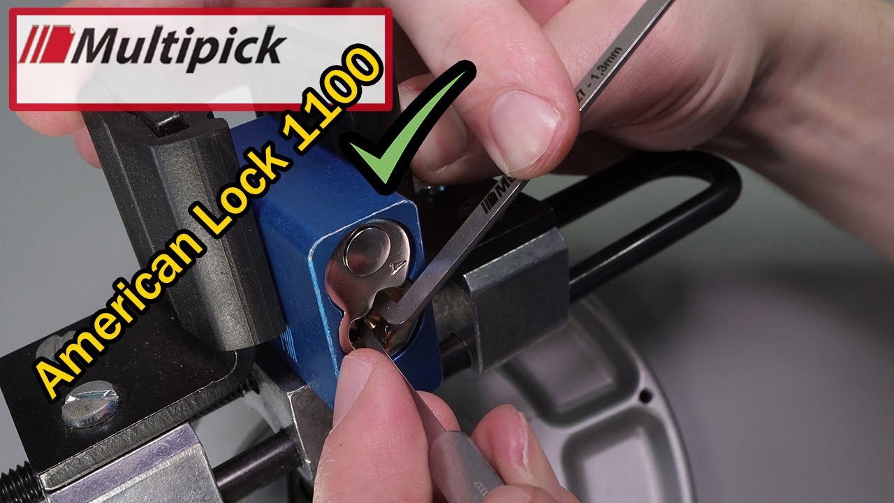 American Lock 1100 против Christina Palmer Multipick ELITE Pick Set