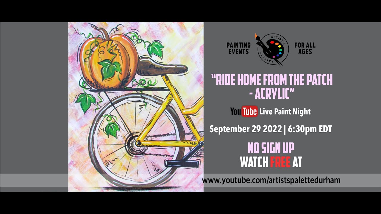 Ride Home from the Patch- Acrylic- FREE event!