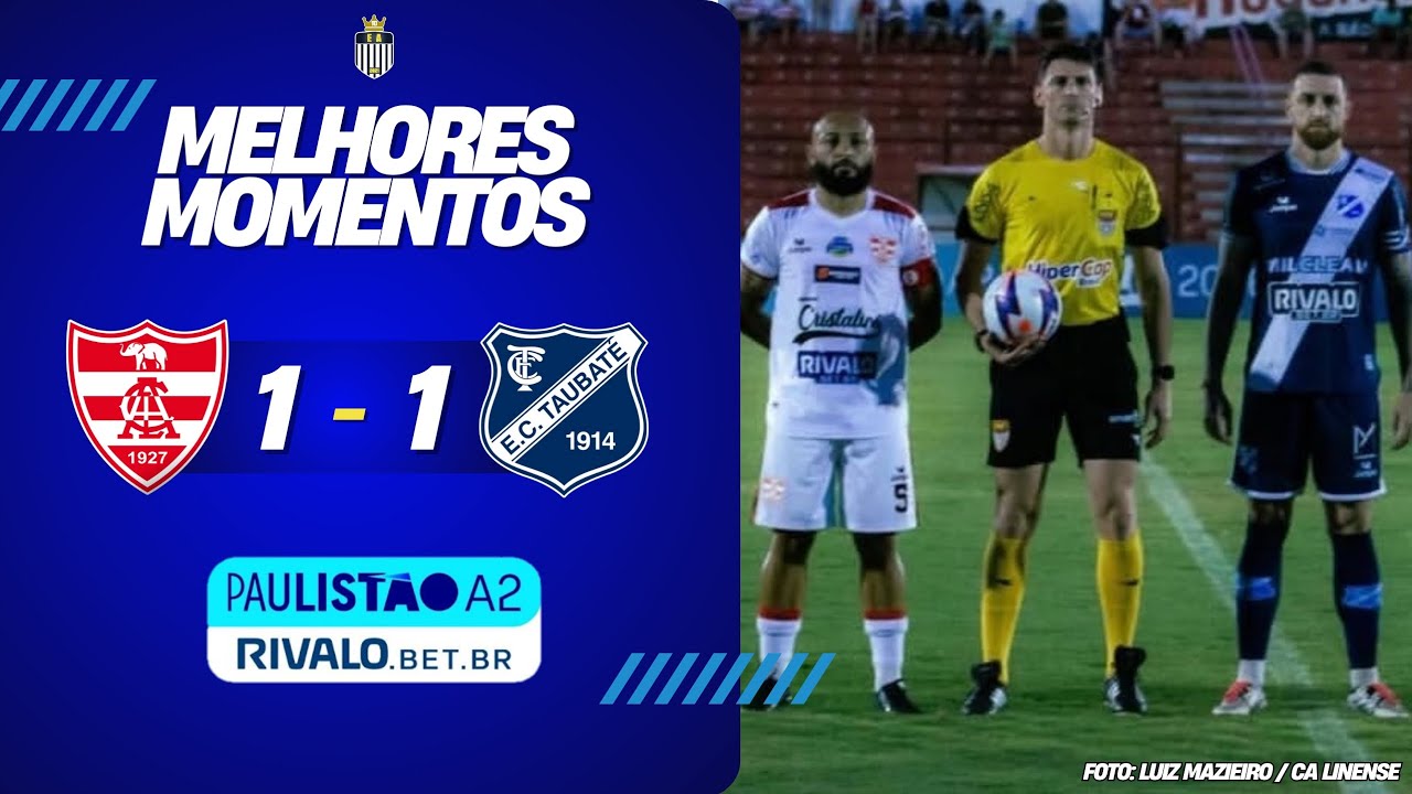 ⚽️ MELHORES MOMENTOS | LINENSE 1x1 TAUBATÉ | PAULISTA A2 RIVALO 2026 | RODADA 06