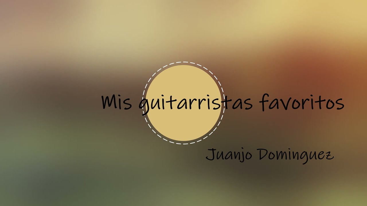 Mis guitarristas favoritos ep4, Juanjo Dominguez, arreglo de 