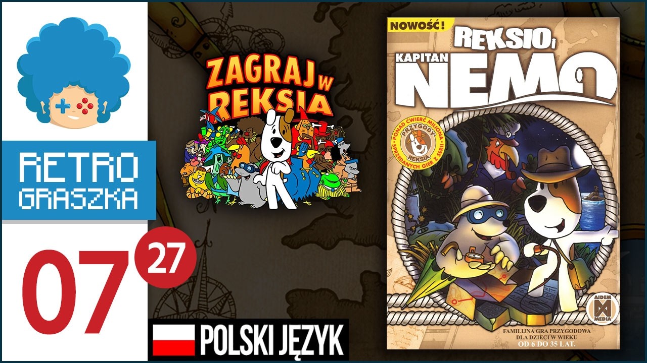 Reksio i Kapitan Nemo PL #7 (#27) | Dziki odcinek z półobrotu! FUJ FUJ FUJ!