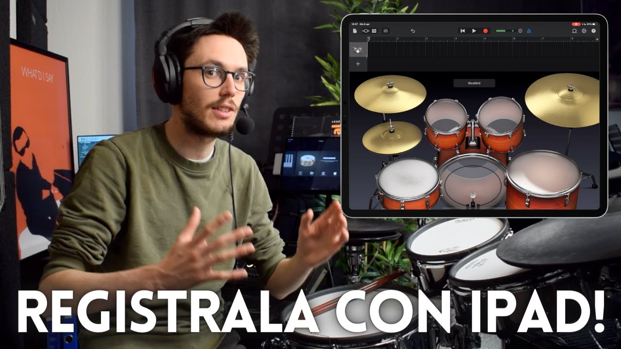 Come registrare la BATTERIA ELETTRONICA con IPAD e IPHONE | Tutorial | Guida completa