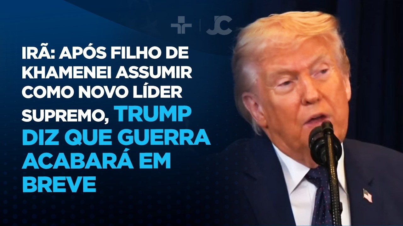Irã: Após filho de Khamenei assumir como novo líder supremo, Trump diz que guerra acabará em breve