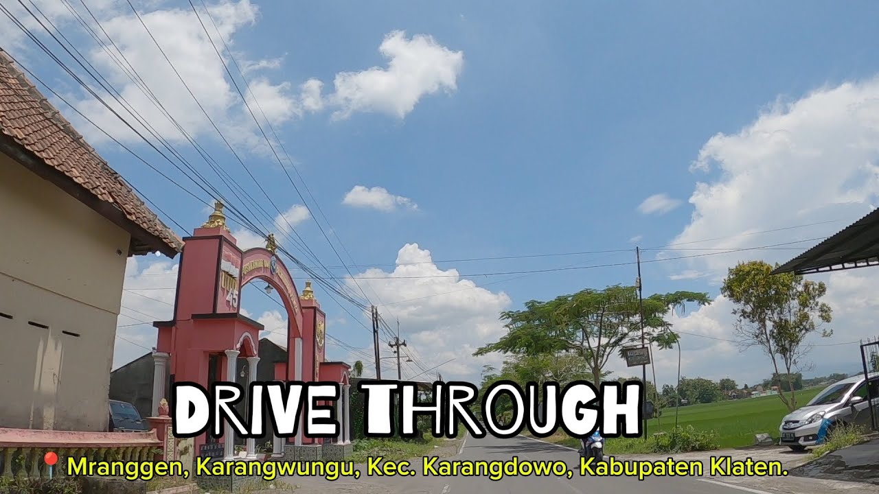 Drive through 8P6M+H28, Mranggen, Karangwungu, Kec. Karangdowo | explore | driving | village