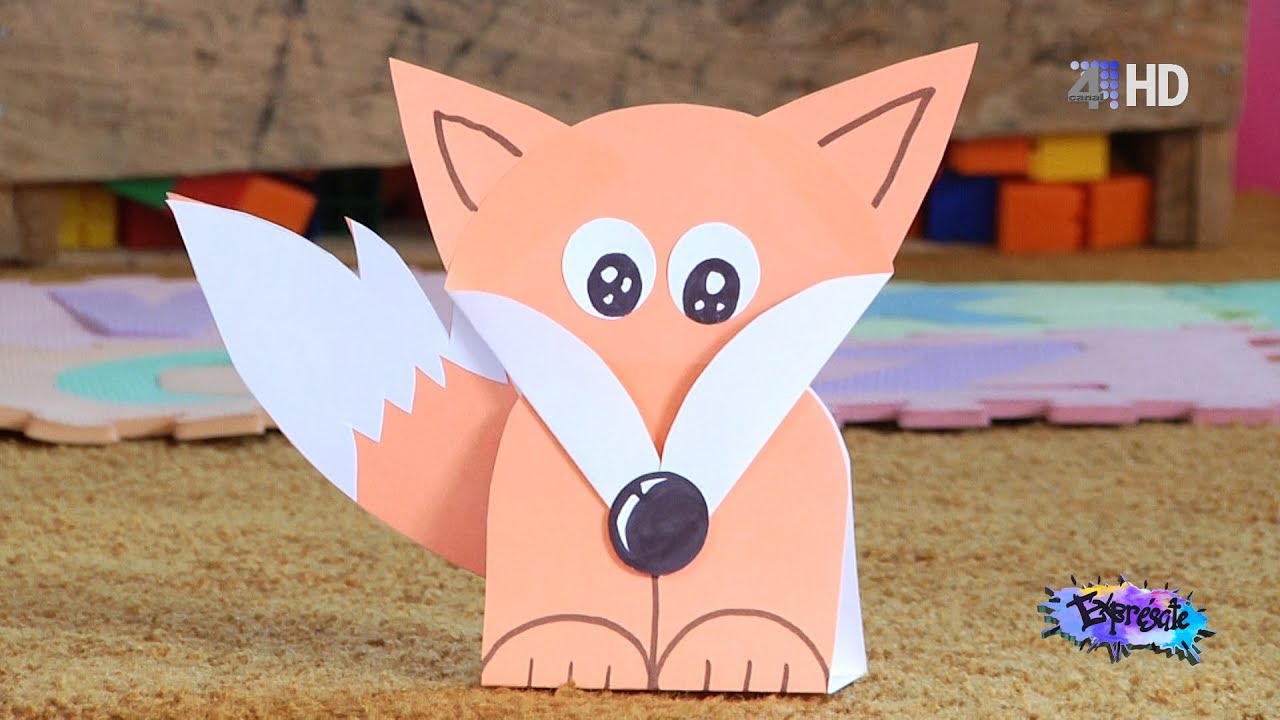 Manos a la obra: Zorro de papel