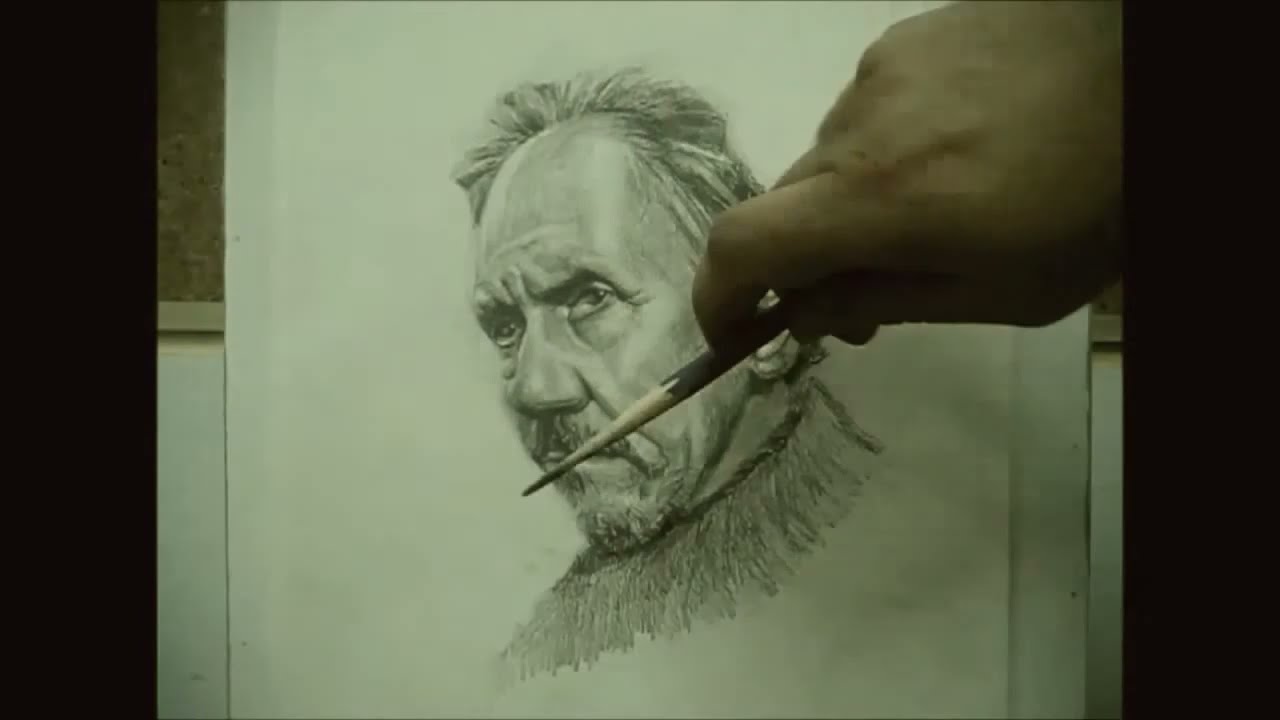 Portrait drawing demo by Rakkah Salim
