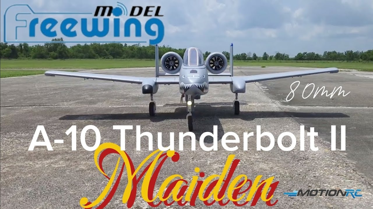 Freewing A-10 Thunderbolt II Super Scale Twin 80mm Maiden Flight