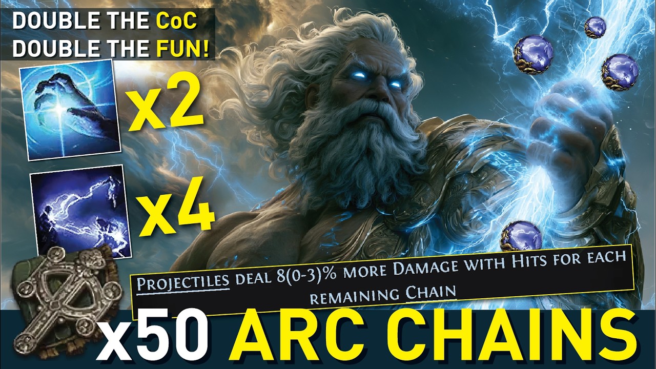 x50 ARC Chains = 400% More damage?⚡Double CoC, Double the FUN! Gemling is getting more busted! 0.5