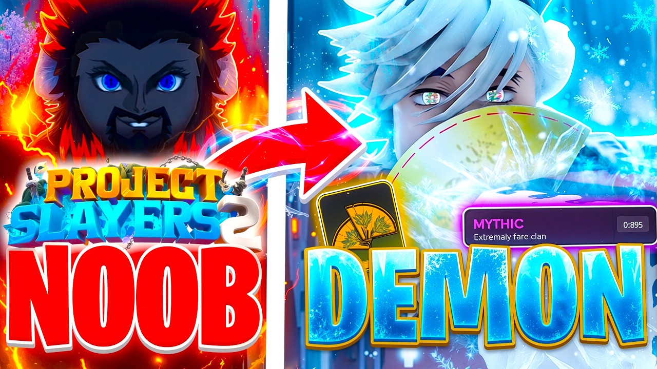 Прохожу путь от НУБА до Высшей Луны в Roblox Project Slayers 2!